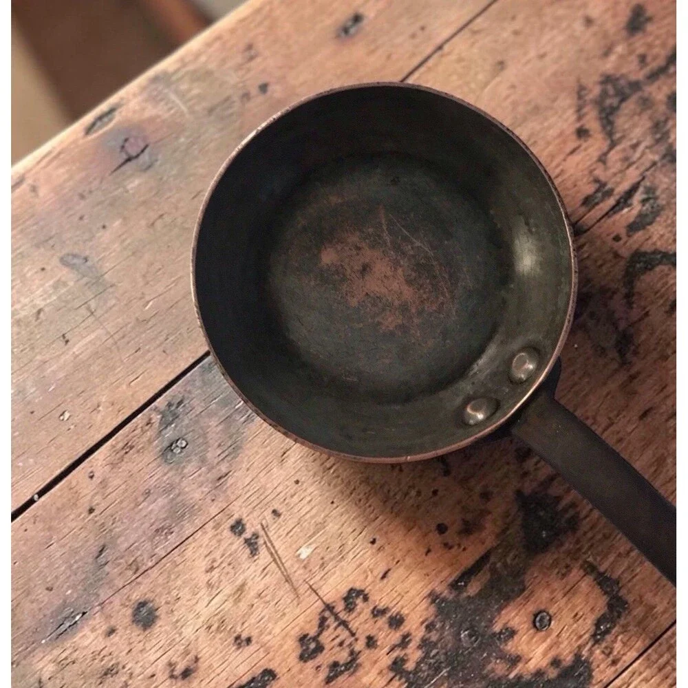 Antique Joseph Heinrich’s Pure Cooper Sauté Pan,1920s,8 In